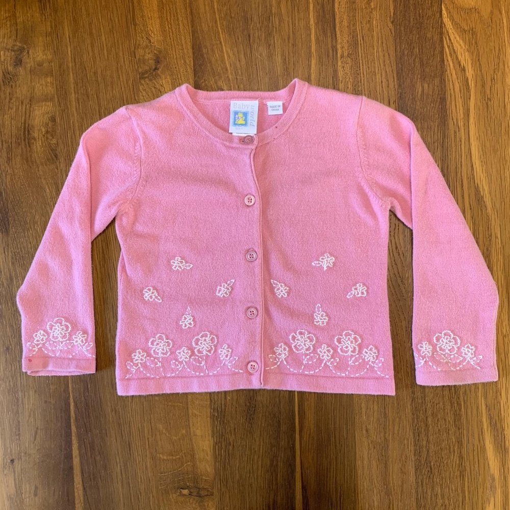 Beautiful Girls Dusty Pink Beaded Cardigan 12-18 - Picture 1 of 7